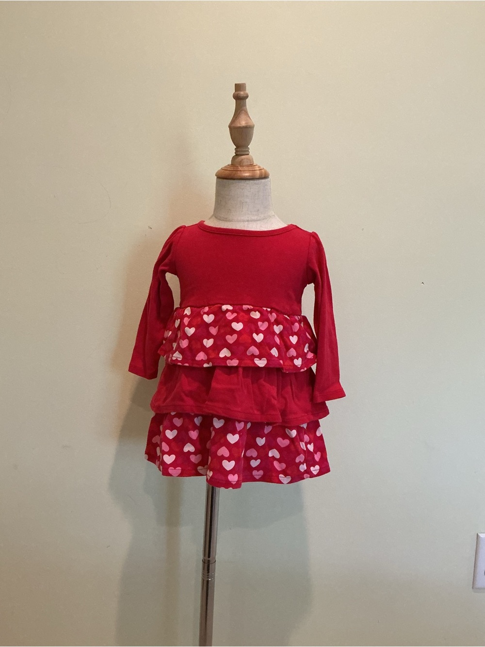 Gymboree Red Layered Heart Dress